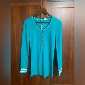 J. Crew Teal Long Sleeve Shirt NWT